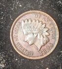 AU Red 1896 Philadelphia Mint Indian Head Cent