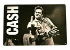Johnny Cash in Concert Tin Poster Sign Man Cave Vintage Look Finger Flipping Off