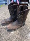 Justin Composite Toe Waterproof Work Boot Size 13D Style SE4625 Used EUC