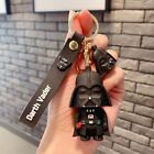 Cartoon Star Wars Black Samurai Keychain Charm Lovely Couple Car Key Charm L3