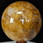 Golden Healer Sphere Crystal Large Big Gemstone Orb Ball