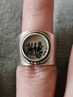 Dendritic Agate Sterling Silver Ring