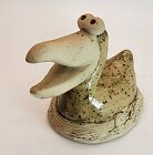New ListingHandcrafted Pelican Figurine Clay Spaghetti Style 3