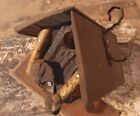 Primitive/Rustic Bird House Hand Made Salvaged Antique Barn Wood Birch Branches