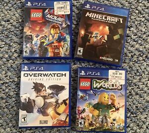 New ListingLot of PlayStation 4 Games - Lego, Minecraft, Overwatch PS4