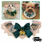 Pet Cat Dog Neckerchief Scarf Bibs Lace Collar Necklace Choker for Puppy Kitten