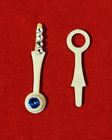 Kit Cat Clock  JEWELED HANDS for D3 D8 WHITE for 50s thru 90s