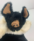 Country Critters Hand Puppet Pig Black White Brown Vintage Plush Toy S&S Sales