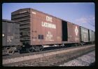 Railroad Slide - Erie Lackawanna #63194 Box Car 1979 Westmont Illinois Freight