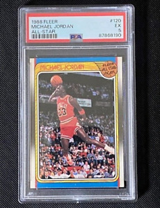 New Listing1988 Fleer Michael Jordan All-Star #120 - PSA 5 (New Slab) - Chicago Bulls HOF