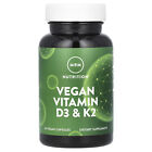 MRM Vegan Vitamin D3  K2 60 Vegan Capsules GMP Quality Assured, Non-GMO, Vegan
