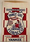 Vintage Chewing Tobacco Bag Yankee Girl Detroit Michigan New Old Warehouse Stock