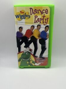 The Wiggles Dance Party (VHS, 2001) Sing Along Vintage VHS