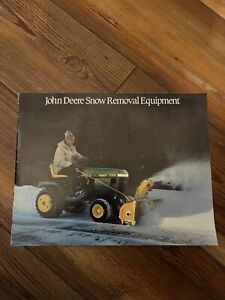 1985 John Deere Snow Removal Equipment Brochure 85-06