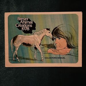 Vintage 1978 BREYER COLLECTORS MANUAL from the Collection of Alison Bennish