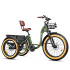 Electric Trike ADDMOTOR 750W 85 MI  M-340Plus Step-Thru 3 Wheel E-bike for Adult
