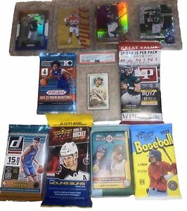 Mega Mystery Sports Card Jumbo Box! PACKS, RC, PSA, AUTO! Chrome, PRIZM 👀🔥