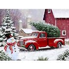 Christmas Diamond Painting Kits for Adults - 5D Red Truck Diamond Christmas-A