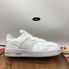 Nike Air Force 1 React White Running Shoes Sneakers Size 13 - CT1020-101