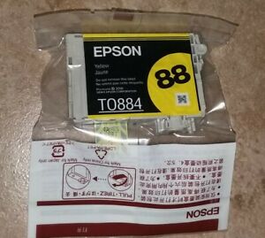 Genuine Epson 88 T0884 T088420 Yellow Ink Cartridges