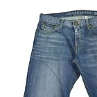 Guess Jeans Men 33x32 Blue Falcon Faded Slim Fit Boot Cut Medium Wash Denim
