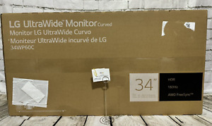 LG 34WP60C-B 34-Inch 21:9 Curved UltraWide QHD 3440x1440 UltraWide Monitor