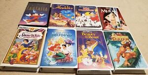Disney VHS Movie Lot 8 Movies
