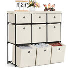 9 Drawers Storage Organizer Unit for Closet, Closet Dresser for Dorm, Bedroom