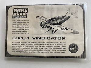 Rare Plane 1/72 SB2U-1 Vindicator VacuForm Model Aircraft Kit