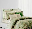 Ralph Lauren Allie Green Paisley Floral King Comforter Set Comf. & 2 King Shams