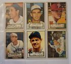 1952 Topps Lot of 8 Cards,  1959 Topps Hank Aaron  1959 Topps Mike Fornieles PSA