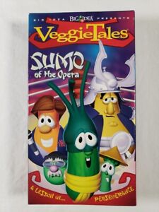 Veggie Tales Sumo of the Opera Video Tape VHS 2004 lesson in perseverance