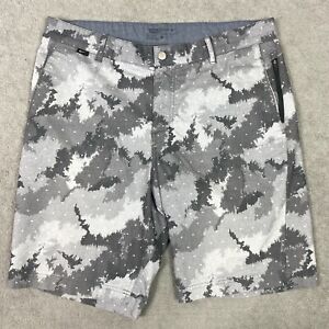 Nike Golf Shorts Mens 34 Gray Camo Modern Fit Pockets