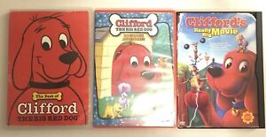 Lot Of 3 Clifford Kids Movies DVDs The Best Of Clifford Doghouse Adventures