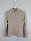 Magaschoni Sweater Women's Small Beige 100% Cashmere Stretch Long Sleeve