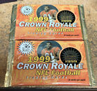 1999 Crown Royale Football Hobby Factory Sealed 2 pack Lot Kurt Warner RC