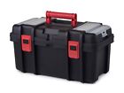 19 Inch Toolbox Plastic Tool and Hardware Storage  Black