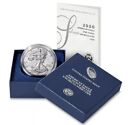 2020-W Silver Eagle 1 Ounce Burnished US Mint with COA & Box No Reserve; Bid Now