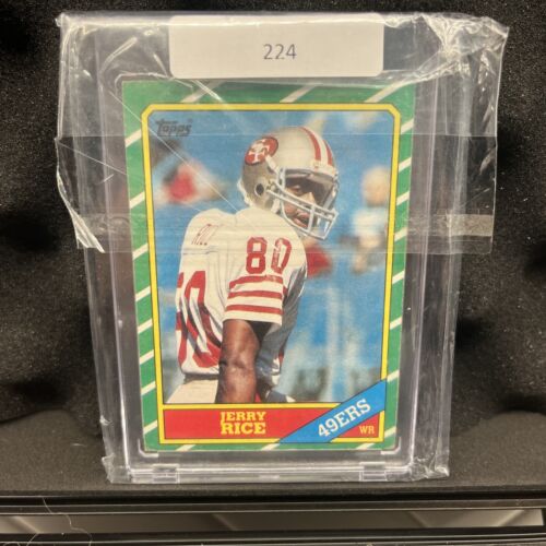 New Listing1986 Topps - D* on Copyright Line #161 Jerry Rice (RC)
