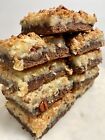 GERMAN CHOCOLATE Ooey Gooey Butter Cake Squares(12)