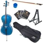 Cecilio Cello - Musical Instrument For Kids & Adults - Cellos Kit,Full Size Blue