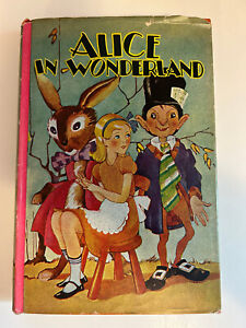 New ListingVintage Alice and Wonderland Book Hardcover