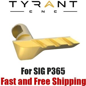 Tyrant Designs Enhanced Takedown Lever for Sig P365, XL, X-MACRO - Gold