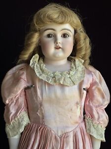 New ListingLarge 29” Antique German Kestner Bisque Shoulder Head Doll