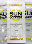 Sun Goddess - Sunless Self Tanning Lotion  DARK (4 Pack) .25 oz - Best Tanner.
