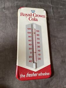 ~~Vintage RC ROYAL CROWN COLA Thermometer Tin Soda Sign~~