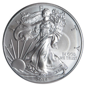 2014 $1 American Silver Eagle 1 oz Brilliant Uncirculated