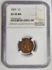 1869 P Small Cent Indian NGC XF-45 BN