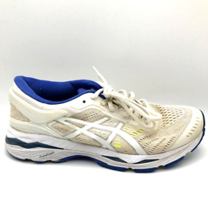 ASICS Womens GEL-Kayano 24 Running Shoes Ivory T799N Low Top Lace Up Mesh 8 M