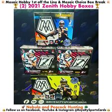 New York Jets NFL 2021 Mosaic Fotl Choice Zenith Hobby Box Break #358